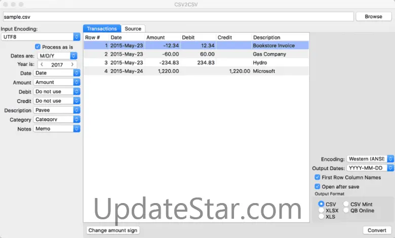 CSV2CSV for Mac 4.0.155