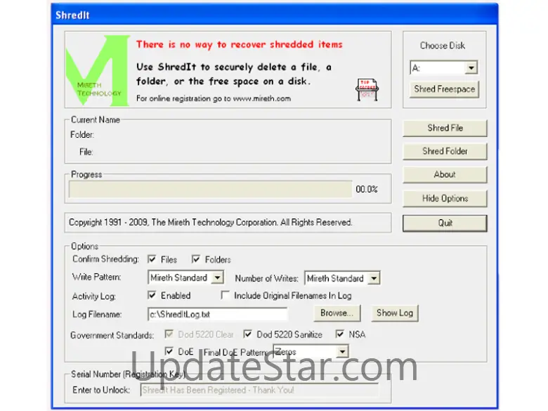ShredIt for Windows 6