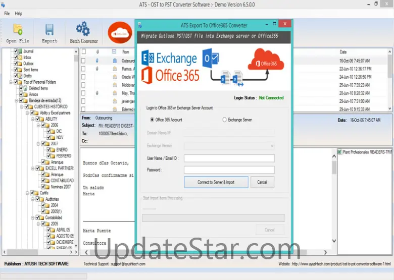 Free OST To PST Converter 7.5