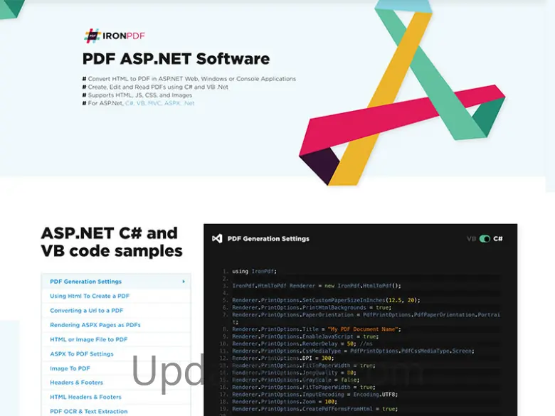 ASP. NET C# PDF Software 4.5