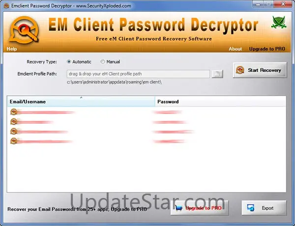 Password Decryptor for Emclient 2.0