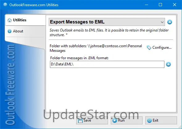 Export Messages to EML for Outlook 4.20