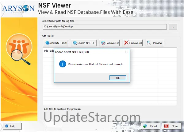 NSF File Viewer 18.0