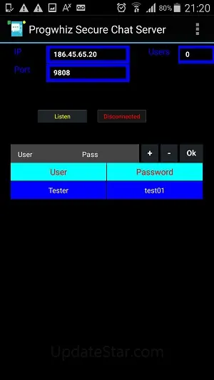 Progwhiz Secure Chat Server for Android 12.0