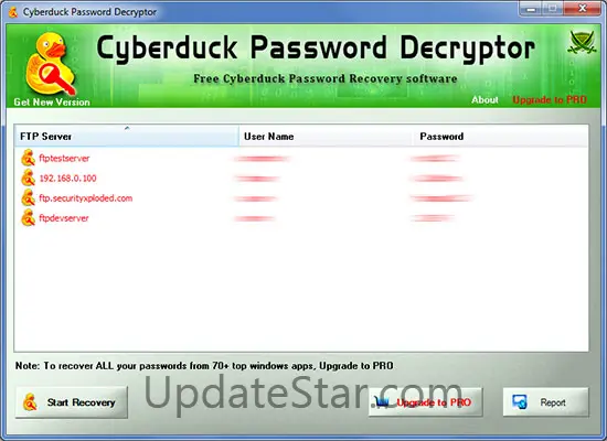 Password Decryptor for Cyberduck 3.0