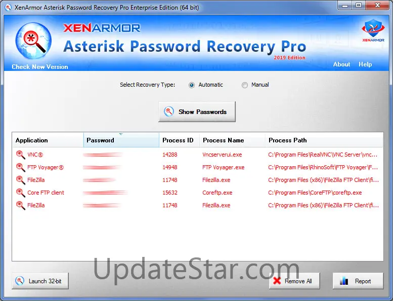 XenArmor Asterisk Password Recovery Pro 7.0