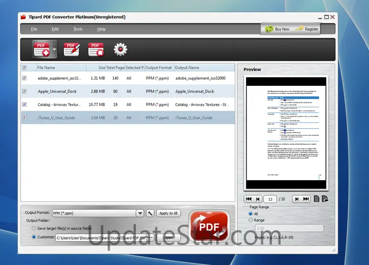 Tipard PDF Converter Platinum 51.1052