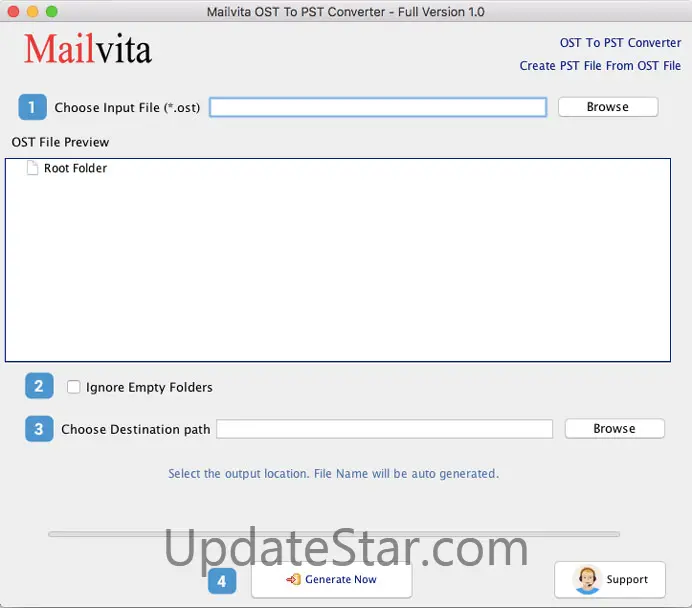 MailVita OST to PST Converter for Mac 1.0