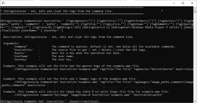 ID3 Tags Console 1.0