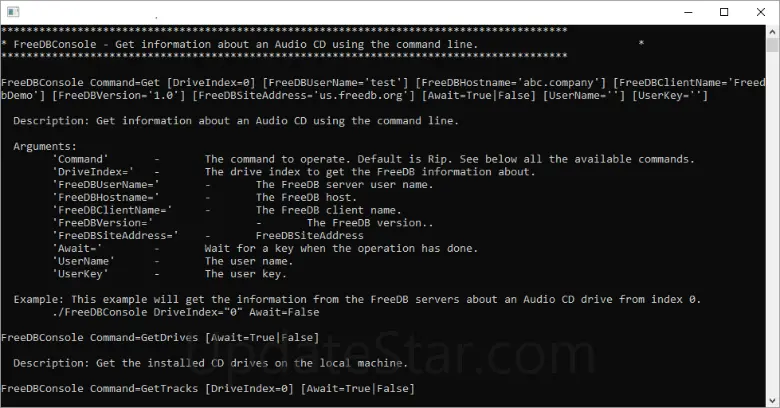 FreeDB Console 1.0