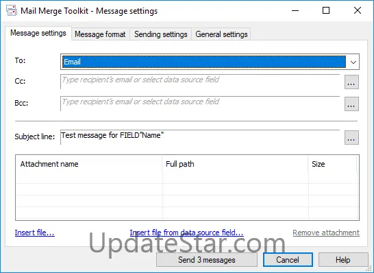 Mail Merge Toolkit 7.0