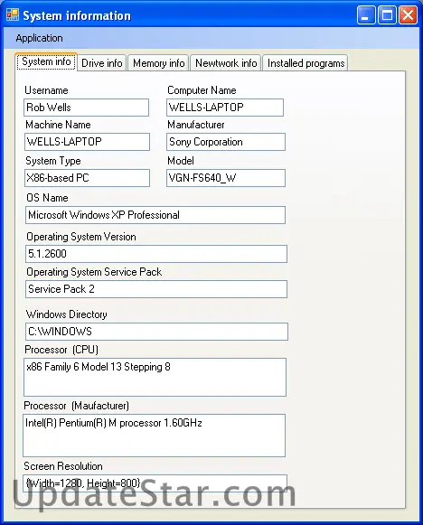 Personal Computer System Information 1.0