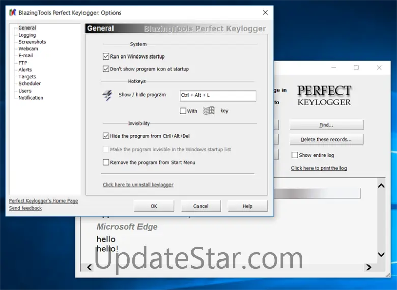 BlazingTools Perfect Keylogger 1.99