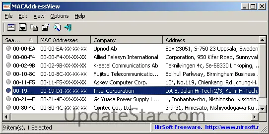MACAddressView 1.50