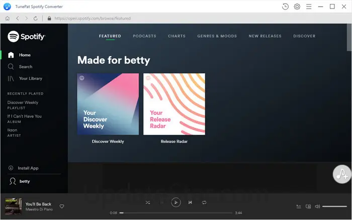 TunePat Spotify Converter 1.1.5