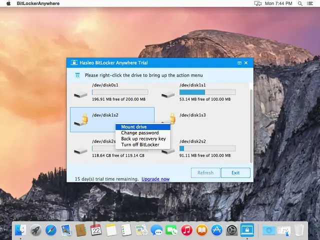 Hasleo BitLocker Anywhere For Mac 8.8
