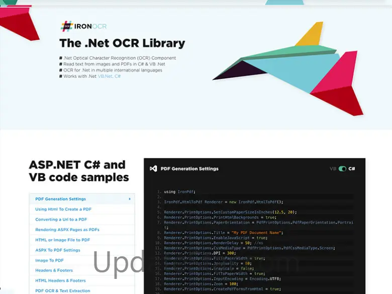 .Net OCR Library 2023.1.11644