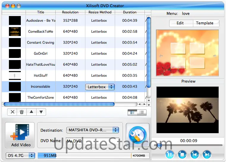 Xilisoft DVD Creator for Mac 1.0