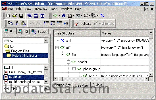 Peter's XML editor 2.0