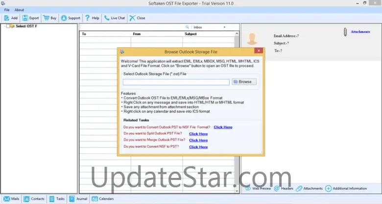 Softaken OST File Exporter 11.0