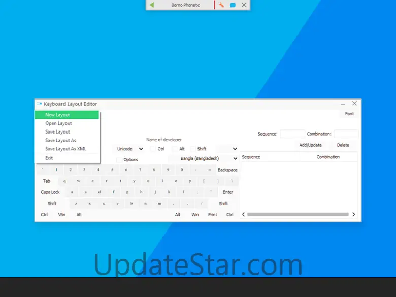 Borno - A FREE Bangla Typing Software 2.0.0.0