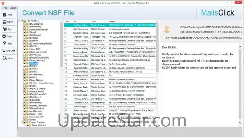 MailsClick Convert NSF File 1.0