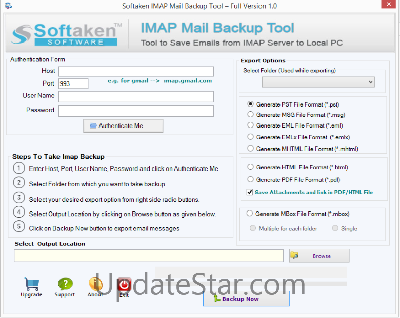 Softaken Cloud Mail Backup 1.0