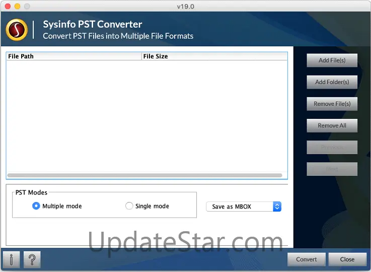 SysInfoTools Mac PST Converter Software 19.0