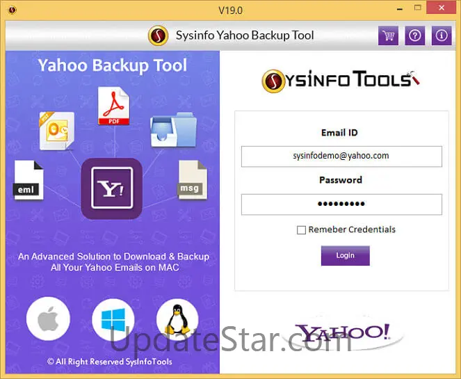 SysInfoTools Yahoo Backup Tool 19.0