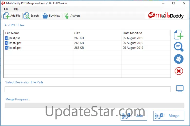 MailsDaddy PST Merge and Join Tool 1.0