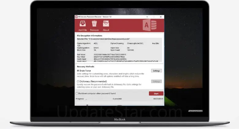 Password Recover for Access 2.0