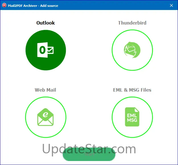 Mail2PDF Archiver 1.0