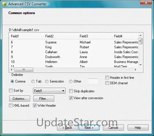 Advanced CSV Converter 7.22