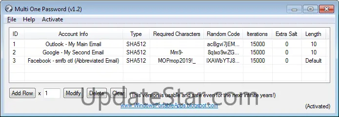 Multi One Password 1.2