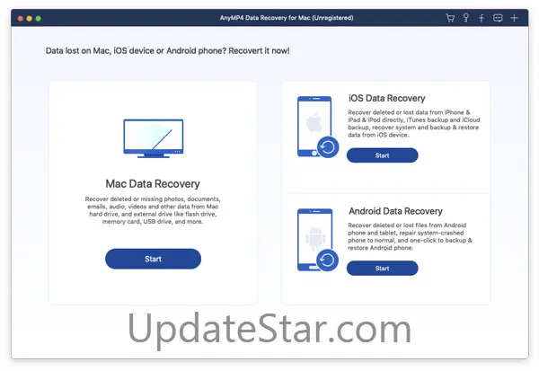 AnyMP4 Data Recovery for Mac 1.3.16