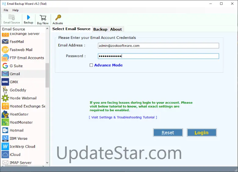 Email Backup Software 9.2