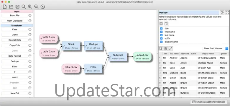 Easy Data Transform for Mac 1.0