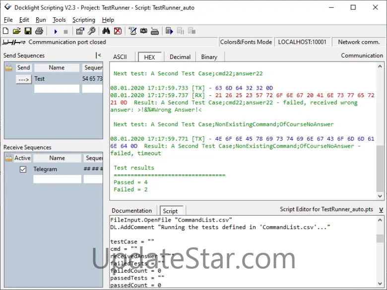 Docklight Scripting 2.4.5