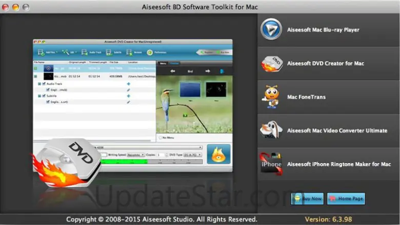Aiseesoft BD Software Toolkit for Mac 9.2.8