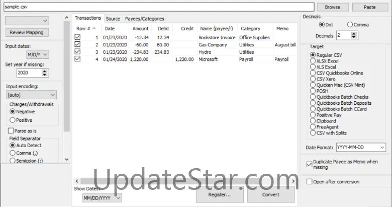 CSV2CSV for Mac 4.0.155