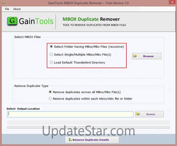 GainTools MBOX Duplicate Remover 1.0