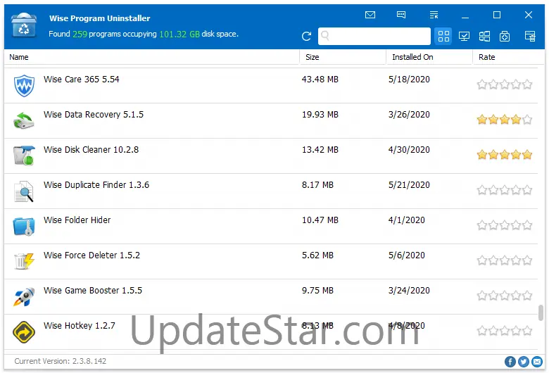 Wise Program Uninstaller 3.2.3