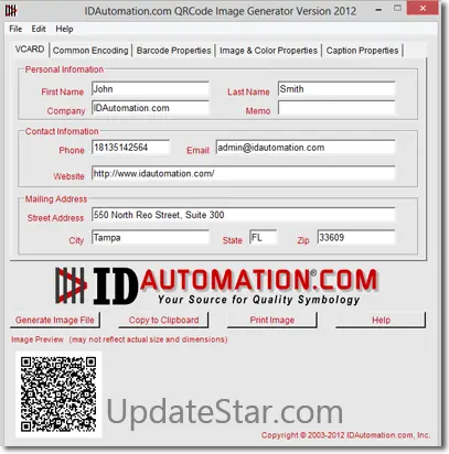 IDAutomation QR Code Image Generator 20.3