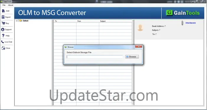 GainTools OLM to MSG Converter 1.0