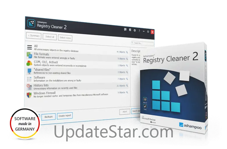 Ashampoo Registry Cleaner 2.00.00