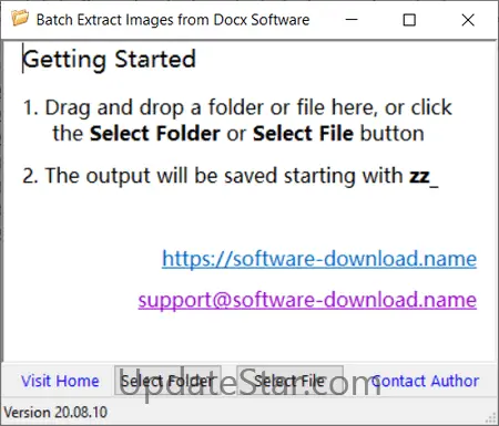Batch Extract Images from Docx Software 20.8.10