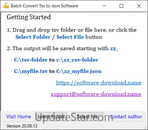 Batch Convert Tsv to Json Software 20.8.13