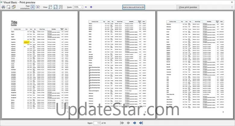 BSPrinter Print Preview for VB6 1.0
