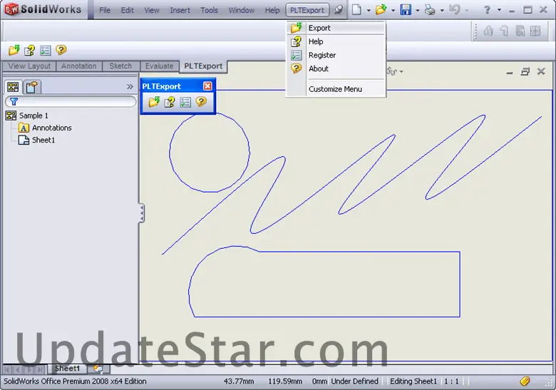PLT Export for SolidWorks 1.0