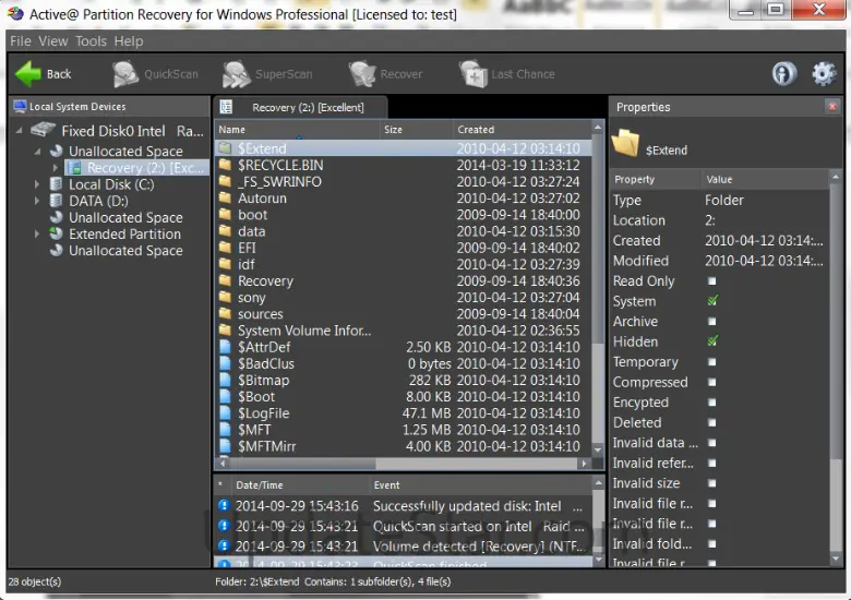 Active@ Partition Recovery 24